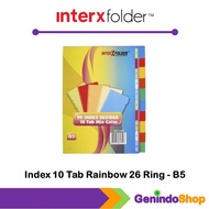 Binder Paper Divider / Index Divider B5 10 Tab InterxFolder