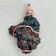 Leklai Pendant,  Natural Leklai Ore Stone,  Amulet,  Leklai,  lridescent Goethite  (ALD)