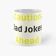 Caution Dad Jokes Ahead Coffee Mug