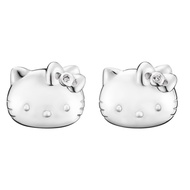 Poh Heng Jewellery Hello Kitty Classic Diamond Earrings