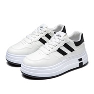 White shoes for women thick-soled casual shoes sneakers lightweight thick-soled sports shoes