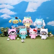日本Sanrio Characters三麗鷗裝扮貓咪貓貓系列粉紅色Kuromi庫洛米可洛米酷洛米可羅米小惡魔垂耳兔兔My Melody兔仔美樂蒂黃色耳仔哈囉凱蒂貓Hello Kitty堤提貓吉蒂貓PC
