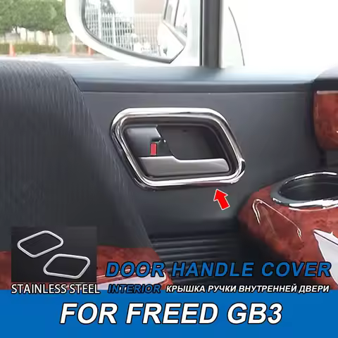 Car Door Handle Garnish Car Interior Trim For Honda Freed GB3 2009-2015 Stainless Steel Chrome Car S