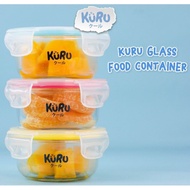 Kuru Baby Glass Food Container 200ml - Food Container
