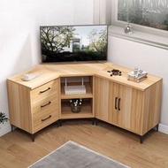 櫻桃傢俱 - 牆角轉角櫃電視角櫃自由組合櫃多櫃桶儲物地櫃三角型櫃88CM（格層款）