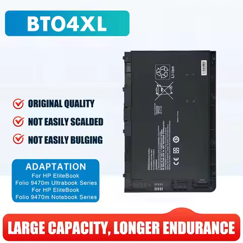 New BT04XL laptop battery for HP Elitebook Folio 9470 9480 9470M series H4Q47AA HSTNN-IB3Z 687945-00