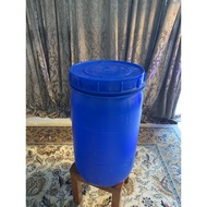 Tong Drum Plastik Biru,Tong biru,Tong kosong