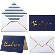 - 15.24 Pieces Package 10.16 36 Gold Thank You Note Centimeter Baby Shower Wedding Card Small Corpor