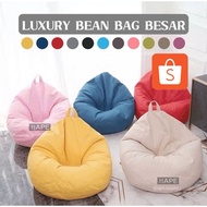 [HAPE] Signature Bean Bag cover (Msia READY STOCK) breathable and comfortable Bedroom Furniture Sofa
