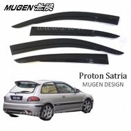 Air Press Window Mugen Style Acrylic Door Visor Proton Satria (2Pcs x 9cm)