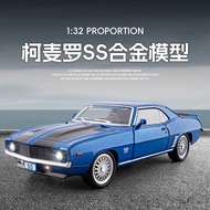 1: 32 Komaro SS Alloy Car Model Pull Back Sound Light Sound Effect Transformers Bumblebee Prototype 