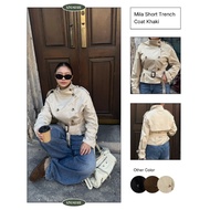 KINDARARE-Mila Short Trench Coat Trench Coat Woman Coat Women Winter Coat