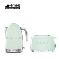 Smeg Breakfast Set Kettle KLF04PGUK+ Toaster TSF01PGUK (Pastel Green)