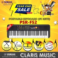 Yamaha PSR-F52 Portable Keyboard-NEW UNIT (PSR-F52 / PSRF52 / PSR F52/ psr f52/ psr-f52) PACKAGE