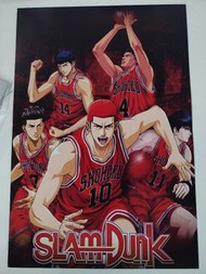 Japan sports comic SLAM DUNK shohoku Toy basketball poster 日本籃球 運動 漫畫動漫 灌籃高手 男兒當入樽 櫻木花道 流川楓 赤木剛憲 宮城良