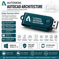 Autodesk AutoCAD Architecture 2025 USB Pendrive | Pre-Activated Setup | Architectural Design Softwar
