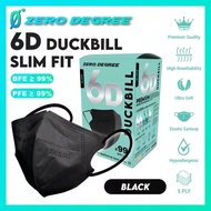 🇲🇾ZERO DEGREE 6D SLIM FIT EXTRA SOFT PROTECTIVE 5PLY MASK BFE99% Individual Packing【高品质五层口罩】20pc独立包装