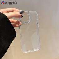 Rhinestone Frame Clear Casing For Honor X9 X9A X9B X9C X9D Smart X8 X8A X8B X7A X7B X7C X7D X6 X6A X