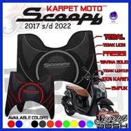 Karpet Motor Scoopy / Variasi Scoopy / Aksesoris Scoopy 2013/2022 /