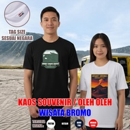 BROMO MOUNTAIN SOUVENIR T-SHIRT BROMO T-SHIRT 100% COTTON COMBED 30S PREMIUM UNISEX FOR CHILDREN AND