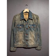 Edwin brand second hand vintage denim Trucker jeans jacket size M