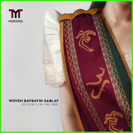 ▧ Maroons- UP Sablay University of the Philippines (Woven Baybayin)