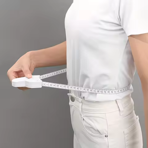 1PCS - Automatic Measurement Three Dimensional Ruler Fitness Ruler Waist Hip Leg Abdominal Circumfer