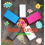 ###BORONG### Span Bunga Tak Berhabuk/ Span Kering/ Flower Foam/ Floral Foam Brick/ Span Putih/ Span 