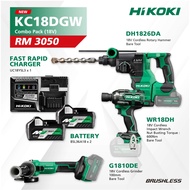 HIKOKI COMBO PACK 18V - KC18DGW ( DH1826DA / WR18DH / / G1810DE )