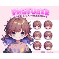 PNG Tuber Avatar Vtuber Interactive & Ready to Use | Unique Display for Live Streaming | PNG Tuber 6
