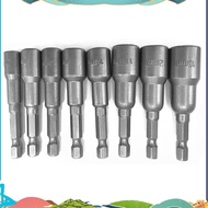 8pcs 1/4 inch Hex Magnetic  Driver Socket Set Metric Impact Drill Bits 6 to 13mm Adapter uejfrdkuwg