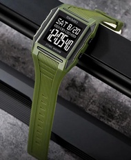 Jam Tangan Pria SKMEI 2257 Digi Kotak  Tali Karet Taha Air