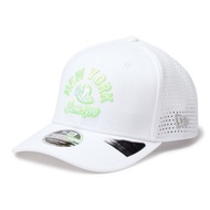 Golf Laser Perforated White 9SEVENTY Stretch Snapback Cap