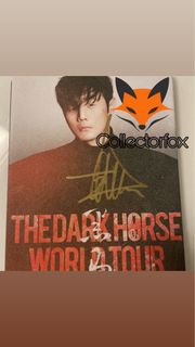 李榮浩 the dark horse巡迴演唱會親筆簽名CD