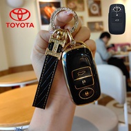 Toyota 3 buttons Car Remote Key Case For Toyota Vios G/Vios E/Vios 2023-2025 Key Cover Keychain