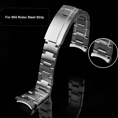 New Man Watchbands For Rolex SUBMARINER DAYTONA Men Folding Clasp Watch Strap Stainless Steel Watch 