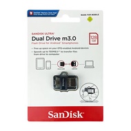 SanDisk - Ultra Dual 128GB 雙用手指 Drive m3.0 USB/ MicroUSB 隨身碟 手機電腦雙用手指 Andriod專用(SDDD3-128G)