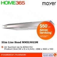 Mayer Slimline Hood 90cm MMSL901SM