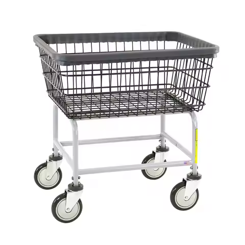 100E/D7 Heavy Duty Wire Laundry Cart | 2.5 Bushel | Steel Frame with Dura-Seven™ Anti Rust Coating |