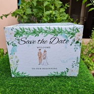 Small Box Wedding Envelope Save the date Size 22x29x21cm Ready-To-Use Cardboard