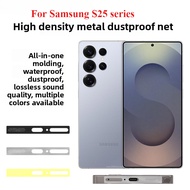 Metal Dustproof Net Sticker For Samaung Galaxy S25 S24 S23 Ultra Galay S25 Edge Earpiece Speaker Hol