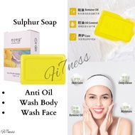 Sulphur Soap Sabun Sulfur Soap Bath Soap Anti Acne Soap Bar Soap Sabun Gatal Kulit Sabun Mandi Sabun Muka 硫磺皂 硫磺手工皂