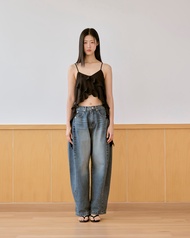 Whimsical Ruffle Sleeveless Blouse