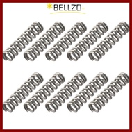 BELLZO 10Pcs Spring Steel Coil, 6mm OD Stainless Steel Telescopic Spring, Practical 1mm Wire Size Ex