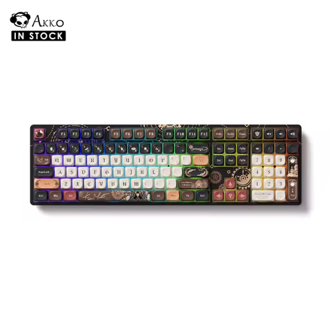 Akko 5108B Plus Full Size Mechanical Keyboard Anime Theme Hot Swap RGB USB Type-C/2.4GHz/Bluetooth 5