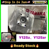 57mm Racing Head y125 y125zr 60mm Orignal HLY Siap mesin skim 57mm y125z 125z 125zr y125 z zr cylind