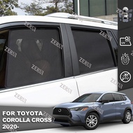 ZR For For Toyota Corolla Cross 2021 2022 2023 Magnetic Car Sunshade Visor Front Windshield Curtain Rear Side Baby Window Sun Shade