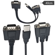 COM Port Cable DB9 Male to DB9 Female+USB DB9 USB Control Cable Industrial Control com rs232 Serial 