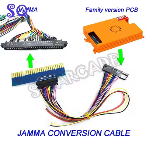 Family Version to Jamma Version Converter for Arcade Original Pandora Arcade Game Board Converter Bo