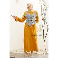 JANE COLLECTION || Blouse Wanita Muslim Baju Lebaran Long Dress Kaftan Dress Panjang Gamis Shalimar